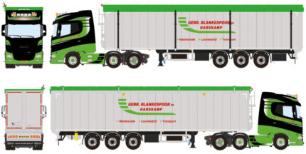 DAF XG 6x2 4x2 avec remorque de vrac 3 essieux – Image 5