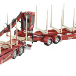 SCANIA R High 6x2 porteur et remorque forestière