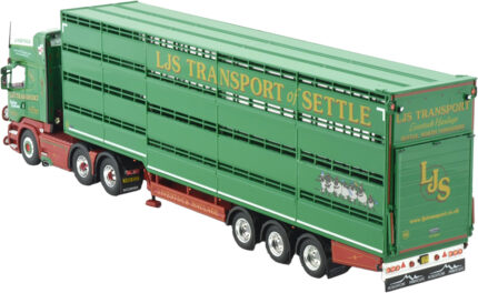 SCANIA R Topline 6x2 avec remorque bétaillère 3 essieux – Image 3