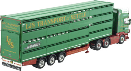 SCANIA R Topline 6x2 avec remorque bétaillère 3 essieux – Image 4