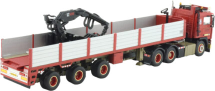 VOLVO F16 6x2 avec remorque à briques 3 essieux – Image 4