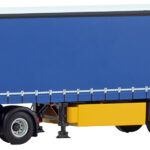 DAF XG 4x2 avec remorque bachée 3 essieux