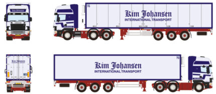 SCANIA Serie 4 Topline 6x2 avec remorque frigo 3 essieux – Image 5