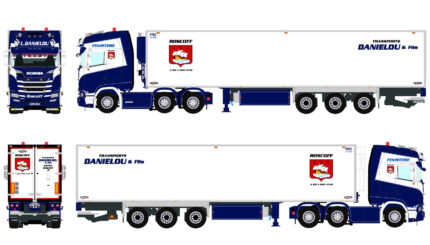 SCANIA S Highline 6x2 avec remorque frigo 3 essieux – Image 5