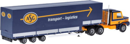 SCANIA T 6x2 avec remorque bachée gros volume 3 essieux – Image 3