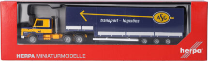 SCANIA T 6x2 avec remorque bachée gros volume 3 essieux – Image 5