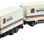 SCANIA Serie 3 combiné porteur et remorque frigo