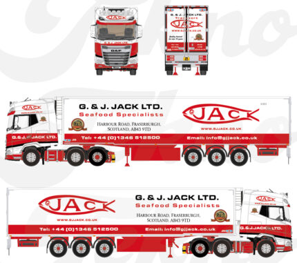 DAF XG+ 6x2 avec remorque frigo 3 essieux – Image 5