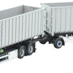 SCANIA R High 6x2 combiné porteur et remorque ampliroll avec 2 containers 40m3