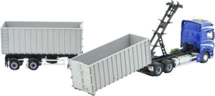 SCANIA R High 6x2 combiné porteur et remorque ampliroll avec 2 containers 40m3 – Image 5