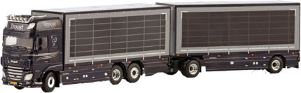 DAF XF 6x2 combiné porteur et remorque bachée – Image 4