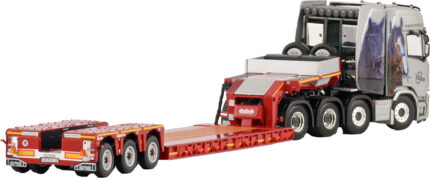SCANIA R Highline 8x4 avec remorque porte-engins 3 essieux – Image 3