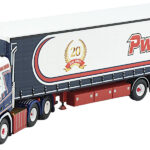 SCANIA R SleepCab 6x2 avec remorque bachée 3 essieux