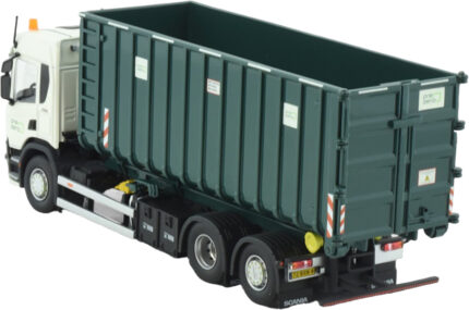 SCANIA P370 6x2 porteur ampliroll avec container 40 m3 – Image 3