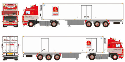 SCANIA Serie 3 4x2 avec remorque frigo 3 essieux – Image 5