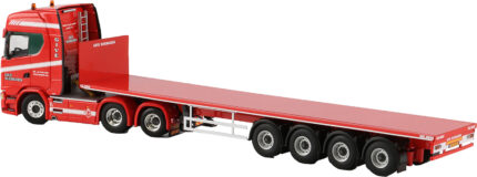 SCANIA S Highline 6x2 avec remorque plateau  4 essieux – Image 4