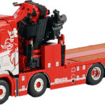 SCANIA R Normal 8x4 porteur avec grue FASSI 1100