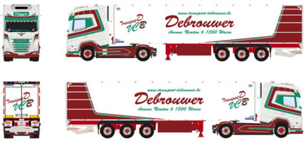DAF XG+ 4x2 avec remorque frigo 3 essieux – Image 5