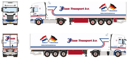 SCANIA S Highline 4x2 avec remorque frigo 3 essieux – Image 5