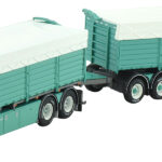 SCANIA T Serie 2 6x2 combiné porteur et remorque benne