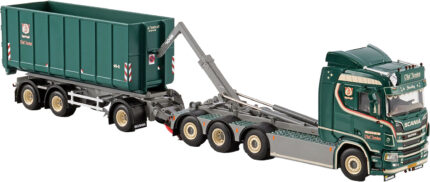 SCANIA R Normal 8x2 combiné porteur et remorque ampliroll avec 2 containers 40m3 – Image 5