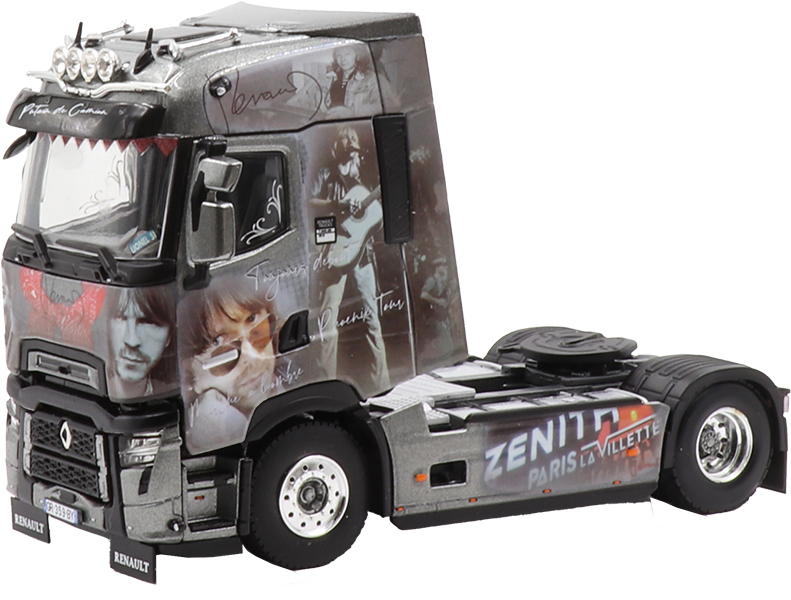 Camion TEKNO 1/50 Renault T High 4x2 Avec Remorque MELLAERTS - Orange Neuf