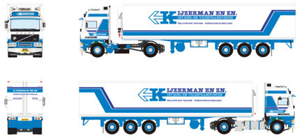 VOLVO F12 Globetrotter 4x2 avec remorque frigo 3 essieux – Image 5