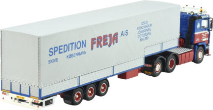 VOLVO F12 6x2 avec remorque bachée 3 essieux – Image 4