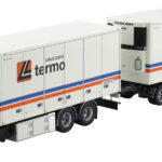 SCANIA Serie 4 6x2 combiné porteur et remorque frigo