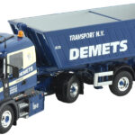 SCANIA T4 Torpedo 4x2 avec benne 3 essieux