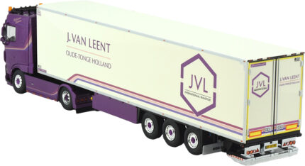 DAF XF Space Cab 4x2 avec remorque frigo 3 essieux – Image 4