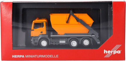 MAN TGS 6x2 porteur à container déposable, orange – Image 5