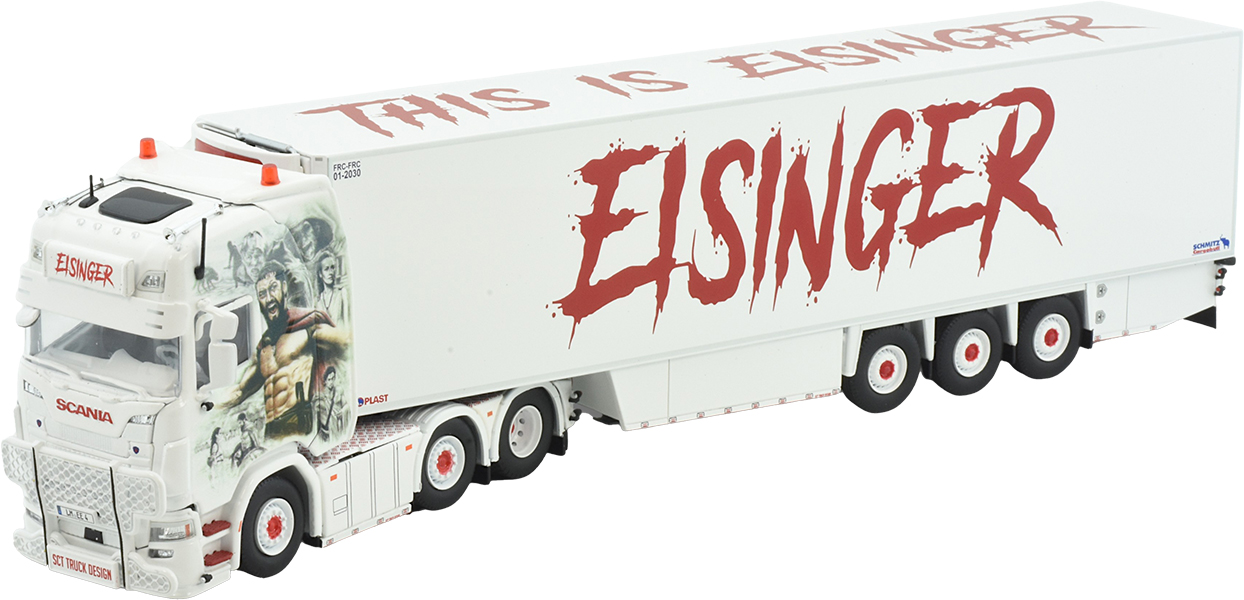 Tekno 85211 – Roland Simey Ford Transcontinental 4×2 Avec Semi-remorque Frigo – 1/50