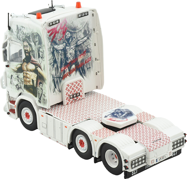 Camion ELIGOR 1/43 – SCANIA 500S 4x2 Avec Remorque Frigorifique JLG Services (neuf)