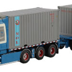 SCANIA T Serie 4 Topline 8x2 combiné porteur et remorque container
