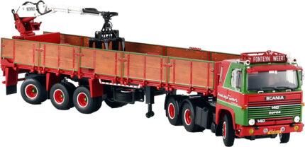 SCANIA Serie 1 6x2 avec remorque à briques 3 essieux – Image 2
