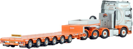 DAF XF Super Space Cab 8x4 avec remorque porte-engins 6 essieux – Image 3