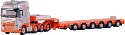 DAF XF Super Space Cab 8x4 avec remorque porte-engins 6 essieux – Image 4
