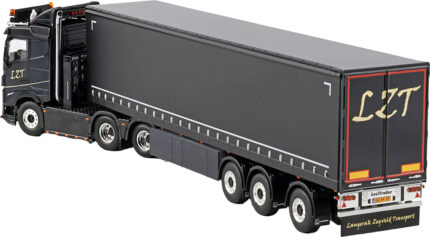 VOLVO FH5 Sleeper Cab 6x2 avec remorque bachée 3 essieux – Image 4