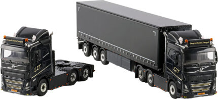 VOLVO FH5 Sleeper Cab 6x2 avec remorque bachée 3 essieux – Image 6