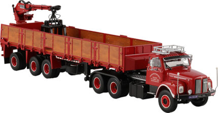 SCANIA L110 Torpedo 6x2 avec remorque à briques 3 essieux – Image 6