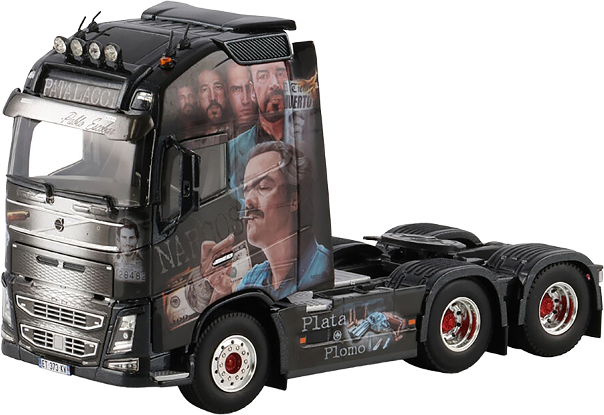 Camion Compact Volvo FH 1/50 Avec Semi-remorque Fourgon – Sans Boîte