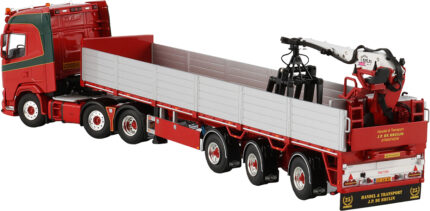 DAF XF 6x2 avec remorque à briques 3 essieux – Image 3