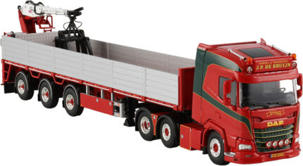 DAF XF 6x2 avec remorque à briques 3 essieux – Image 4