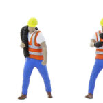 Personage de chantier Set 2, 6 pièces