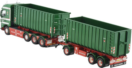 VOLVO FH5 Globetrotter 6x2 combiné porteur et remorque ampliroll avec containers 30 m3 – Image 3