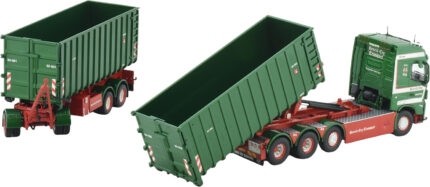 VOLVO FH5 Globetrotter 6x2 combiné porteur et remorque ampliroll avec containers 30 m3 – Image 6