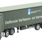 DAF XG 6x2 avec remorque bachée 3 essieux