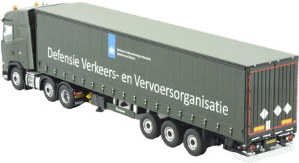 DAF XG 6x2 avec remorque bachée 3 essieux – Image 3