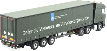 DAF XG 6x2 avec remorque bachée 3 essieux – Image 4